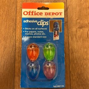 Office Depot Adhesive Clips